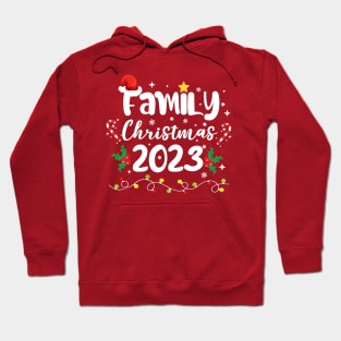 Matching Happy Family Christmas 2023 Holiday Season Reunion Hoodie